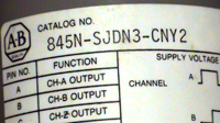 Allen Bradley 845N-SJDN2 Encoder Connector