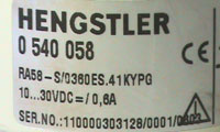 Hengstler Datasheets