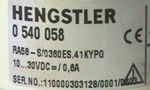 Hengstler RA58-S/0013 Encoder Connector